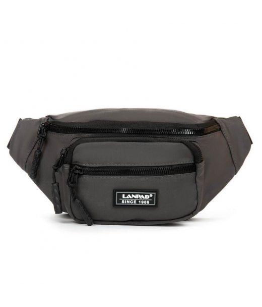 Сумка Мужская На пояс нейлон Lanpad 83043 grey