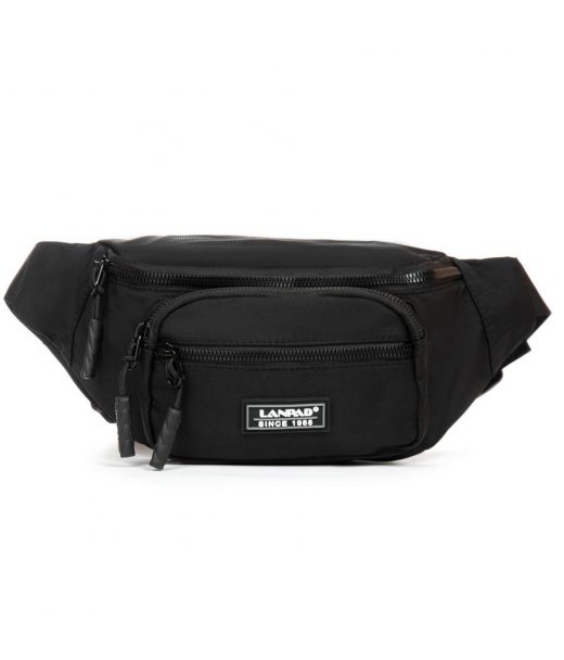 Сумка Мужская На пояс нейлон Lanpad 83043 black