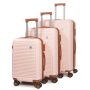 Дорожная Чемодан 31 ABS-пластик FASHION A12 pink