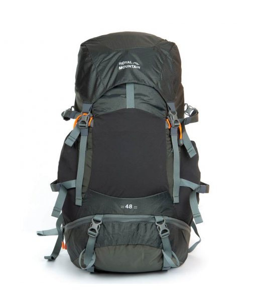 Рюкзак Туристичний нейлон Royal Mountain 1150-48L grey