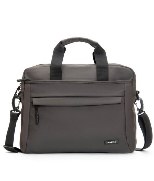 Сумка Мужская Для Ноутбука нейлон Lanpad 37017 grey