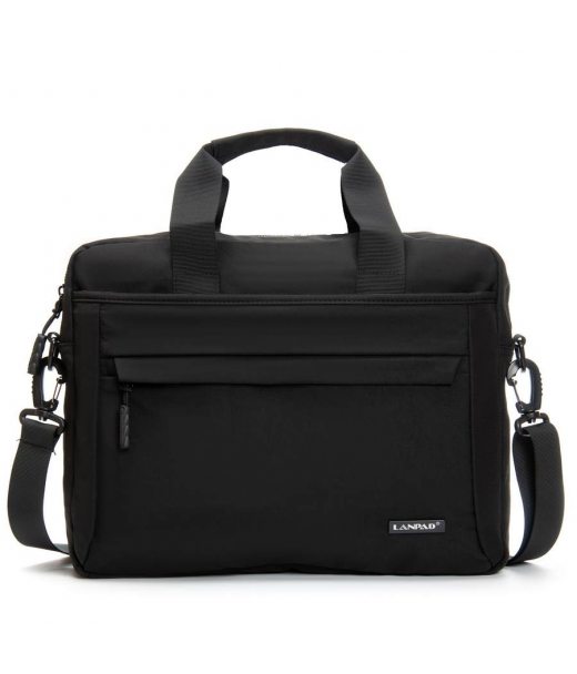 Сумка Мужская Для Ноутбука нейлон Lanpad 37017 black