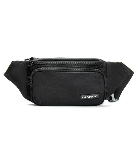 Сумка Чоловіча На пояс нейлон Lanpad 35002 black