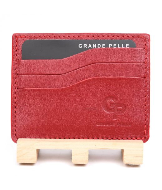 Кардхолдер CardCase, червоний Grande Pelle 305660