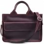 Сумка портфель кожаная для документом ноутбука LIMARY lim-380RW бордо