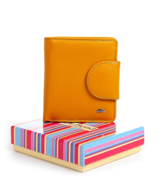 Кошелек Rainbow Женский кожа DR. BOND WRS-415-1 yellow