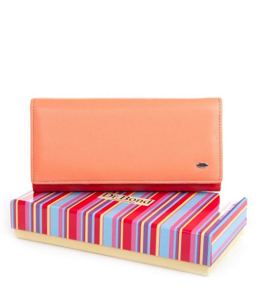 Кошелек Rainbow Женский кожа DR. BOND WRS-501-2 pink