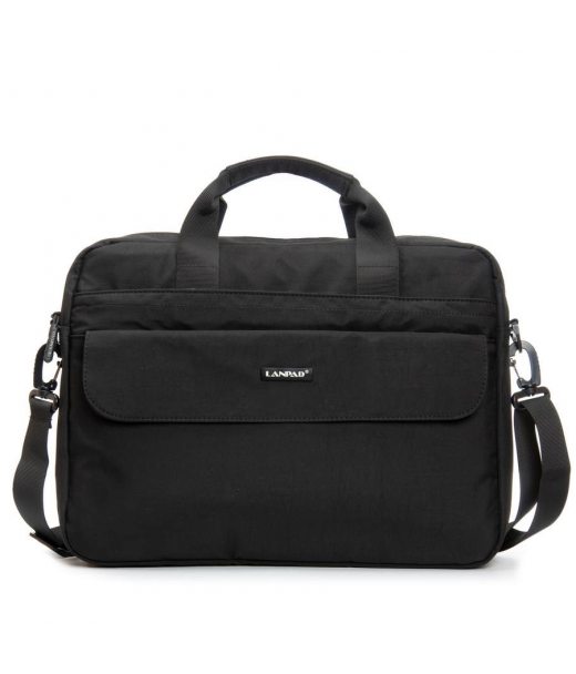 Сумка Мужская Для Ноутбука нейлон Lanpad 63753 black