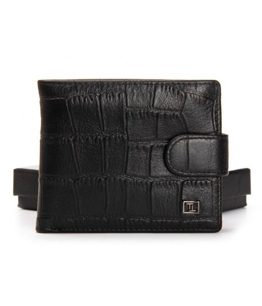 Кошелек BE Мужской кожа BRETTON Y210 black croco