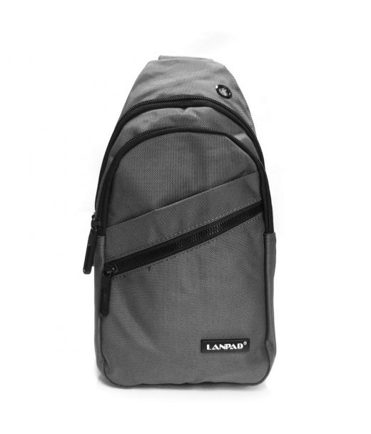 Сумка Чоловіча на плече нейлон Lanpad 83029 gray