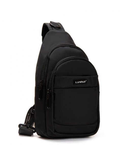 Сумка Чоловіча на плече нейлон Lanpad 63746 black