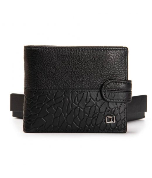 Кошелек BE Мужской кожа BRETTON 308L black mix
