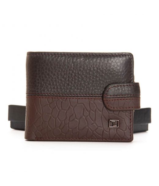 Кошелек BE Мужской кожа BRETTON 208-L0613 brown mix