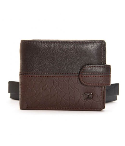 Кошелек BE Мужской кожа BRETTON 208-L0611 brown mix