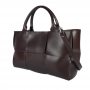 Сумка жіноча "Вега" натуральна шкіра, колір шоколад, гладкий Сумка жіноча "Вега" натуральна шкіра, колір шоколад, гладкий