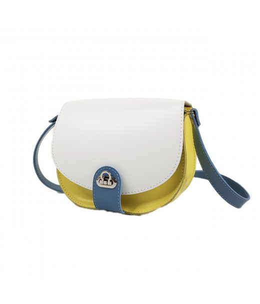 Сумка женская "Кенди" натуральная кожа, желтая матовая