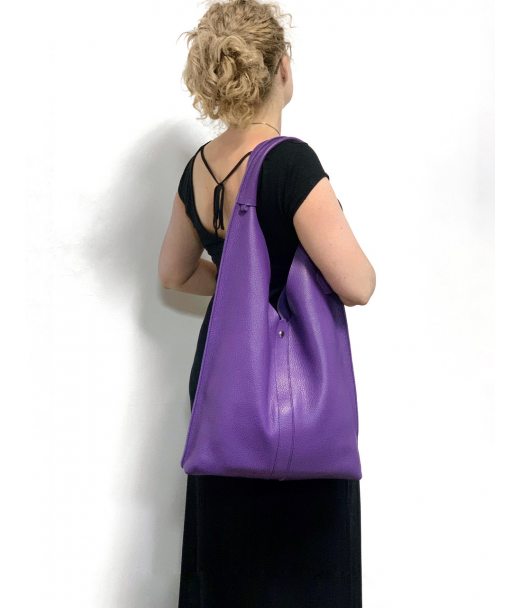 Сумка женская "Линда" натуральная кожа, фиолетовая флотарь Сумка женская "Линда" натуральная кожа, фиолетовая флотарь