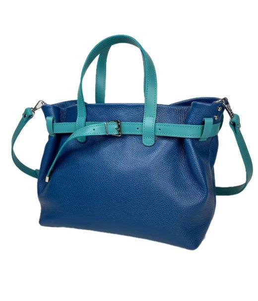 Сумка женская "Хлоя-плюс" натуральная кожа, синий флотарь Сумка женская "Хлоя-плюс" натуральная кожа, синий флотарь