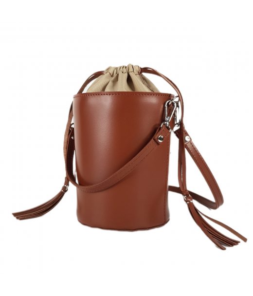 Сумка женская "Моника" натуральная кожа, цвет гончарная глина матовая