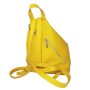 Рюкзак жіночий "Паріс" натуральна шкіра, жовтий флотар Рюкзак жіночий "Паріс" натуральна шкіра, жовтий флотар