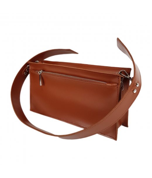 Сумка женская "Паола" натуральная кожа, цвет гончарная глина