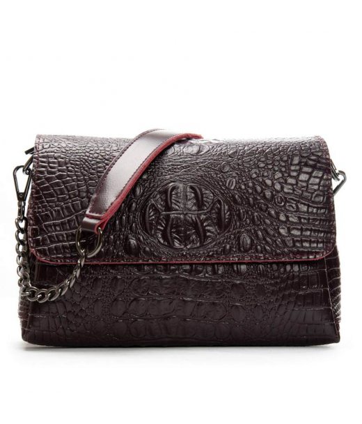 Сумка Женская Классическая кожа ALEX RAI J009-2 bordo