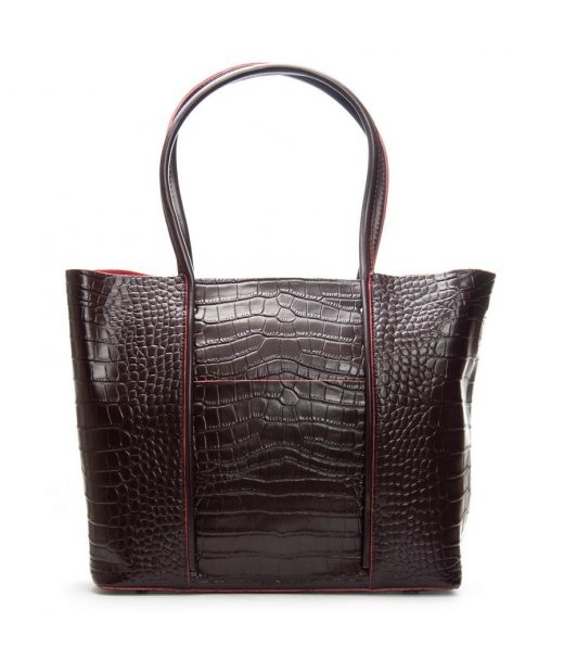 Сумка Женская Классическая кожа ALEX RAI 00109 bordo