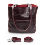 Сумка Женская Классическая кожа ALEX RAI 9384-1 bordo Сумка Женская Классическая кожа ALEX RAI 9384-1 bordo