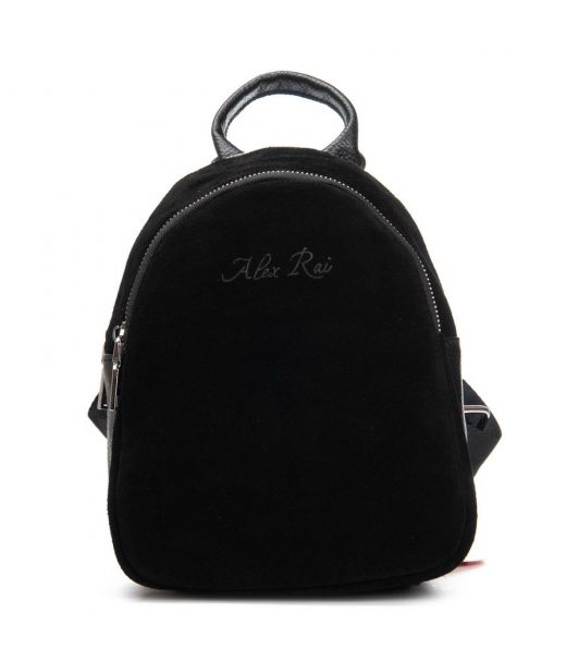 Сумка Жіноча Рюкзак замш ALEX RAI 2058 black Сумка Жіноча Рюкзак замш ALEX RAI 2058 black