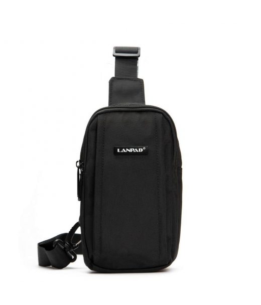 Сумка Чоловіча на плече нейлон Lanpad 6043 black