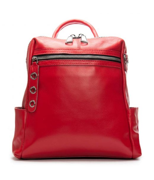 Сумка Женская Рюкзак кожа ALEX RAI 8781-9 red Сумка Женская Рюкзак кожа ALEX RAI 8781-9 red