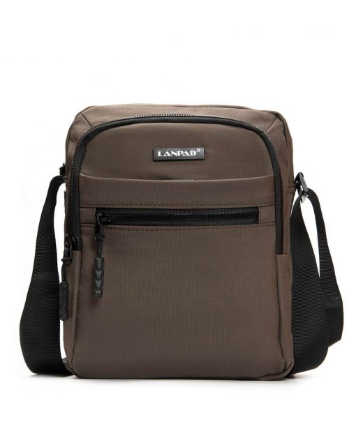 Сумка Чоловіча Планшет нейлон Lanpad 65370 brown бол