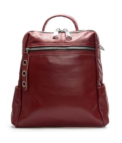 Сумка Женская Рюкзак кожа ALEX RAI 8781-9 bordo Сумка Женская Рюкзак кожа ALEX RAI 8781-9 bordo