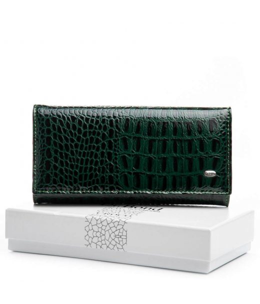 Кошелек PE Женский кожа DR. BOND PEW1-V-2 green