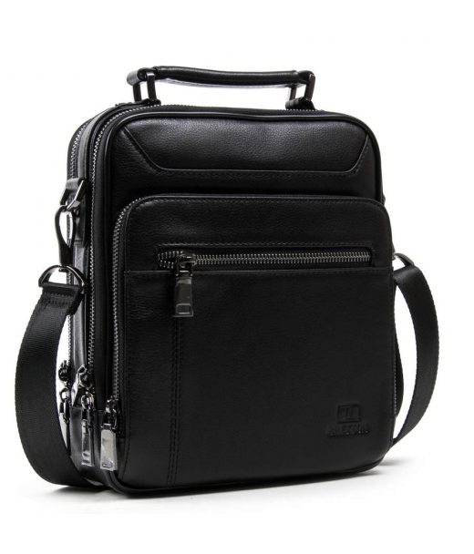 Сумка Шкіряна Чоловіча Планшет BRETTON 9366-3 black Сумка Шкіряна Чоловіча Планшет BRETTON 9366-3 black