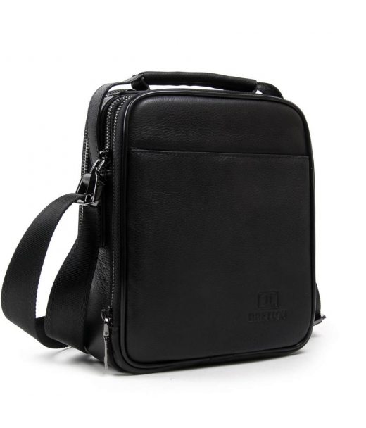 Сумка Шкіряна Чоловіча Планшет BRETTON 5078-5 black Сумка Шкіряна Чоловіча Планшет BRETTON 5078-5 black
