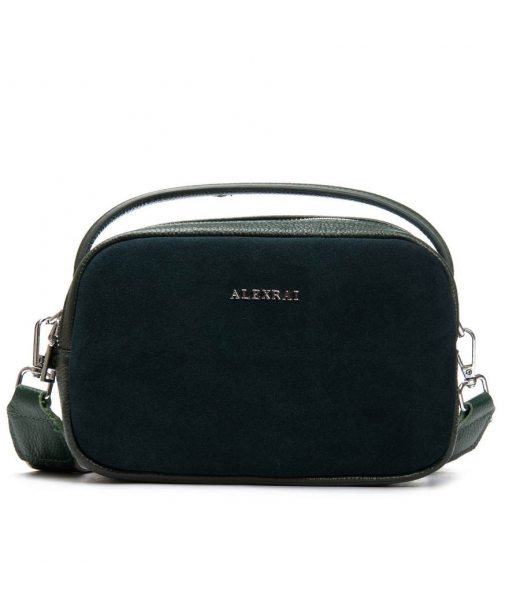 Сумка Женская Классическая замш ALEX RAI 99126 green Сумка Женская Классическая замш ALEX RAI 99126 green