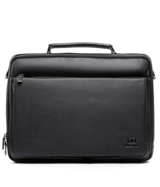 Сумка Мужская Портфель кожа BRETTON 1750-1 black Сумка Мужская Портфель кожа BRETTON 1750-1 black