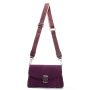 Сумка жіноча Класична замш ALEX RAI 93055 bordo