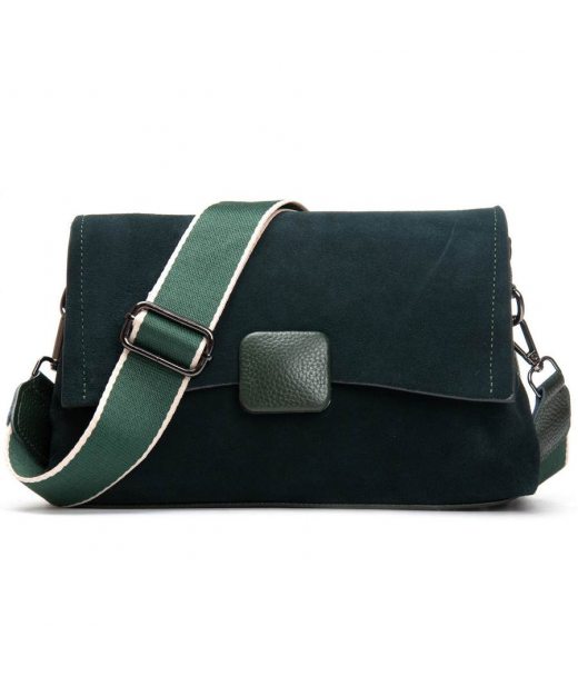 Сумка Женская Классическая замш ALEX RAI 99115-1 green Сумка Женская Классическая замш ALEX RAI 99115-1 green