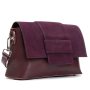 Сумка жіноча Класична замш ALEX RAI 1563 bordo