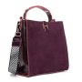 Сумка жіноча Класична замш ALEX RAI 9701-1 bordo