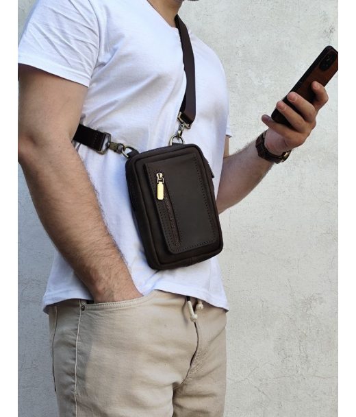 Чоловіча міні сумка через плече TARWA RC-1199-3md