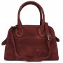 Замшевая женская сумка тоут Италия Firenze fz3752_bordo бордо