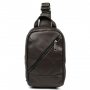 Рюкзак слінг шкіряний з кишенями TARWA GC-6020-3md коричнева Наппа Рюкзак слінг шкіряний з кишенями TARWA GC-6020-3md коричнева Наппа