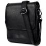Чоловіча сумка через плече на три відділення месенджер Limary Lim-015FA чорний флотар Чоловіча сумка через плече на три відділення месенджер Limary Lim-015FA чорний флотар