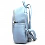 Шкіряний жіночий рюкзак блакитний Virginia Conti Italy - VC3964fblue