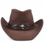 Класичний ковбойський капелюх Bexhill ht-st1-rb4 з еко (веган) шкіри нубук Класичний ковбойський капелюх Bexhill ht-st1-rb4 з еко (веган) шкіри нубук