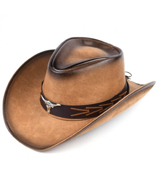 Класичний ковбойський капелюх Bexhill ht-st1-rb2 з еко (веган) шкіри з градієнтом Класичний ковбойський капелюх Bexhill ht-st1-rb2 з еко (веган) шкіри з градієнтом