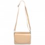 Жіноча шкіряна сумка Firenze (Італія) fz118560 бежева Жіноча шкіряна сумка Firenze (Італія) fz118560 бежева